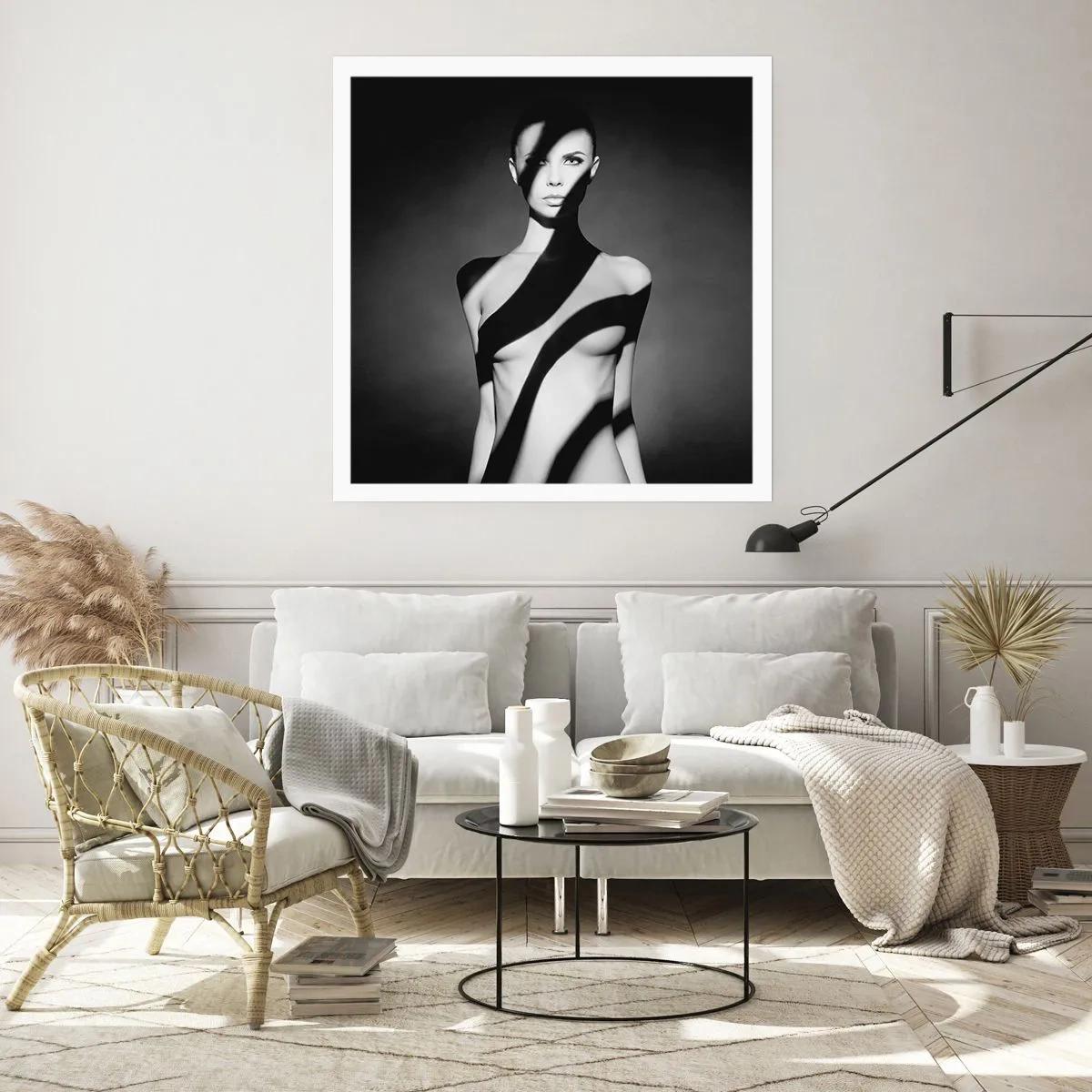 Poster - La strălucire și la umbră - 60x60 cm