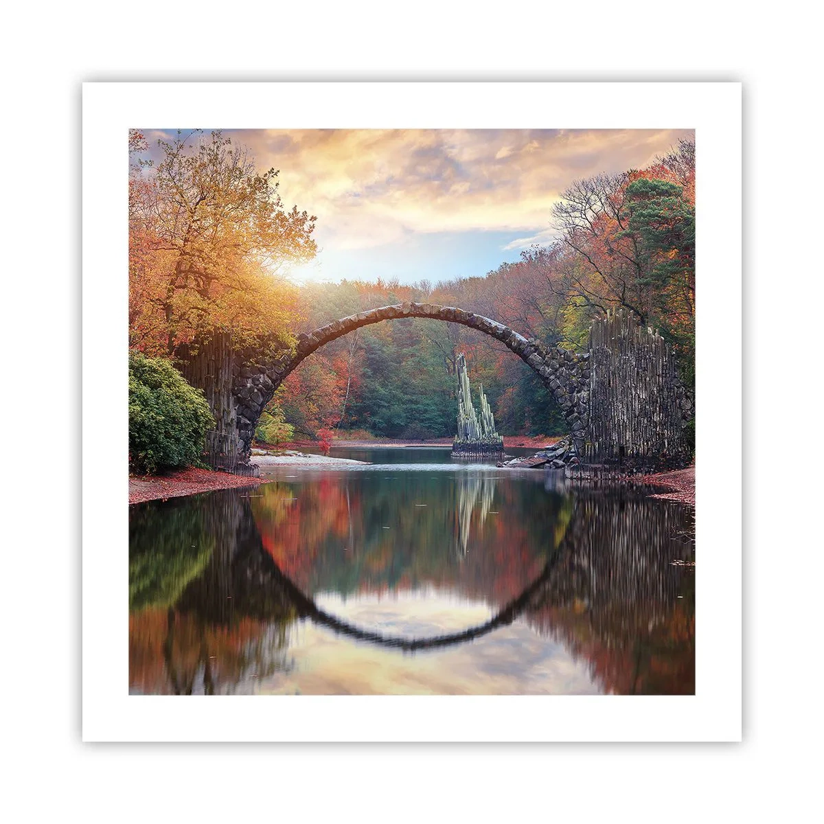 Poster - De cealaltă parte a oglinzii - 50x50 cm