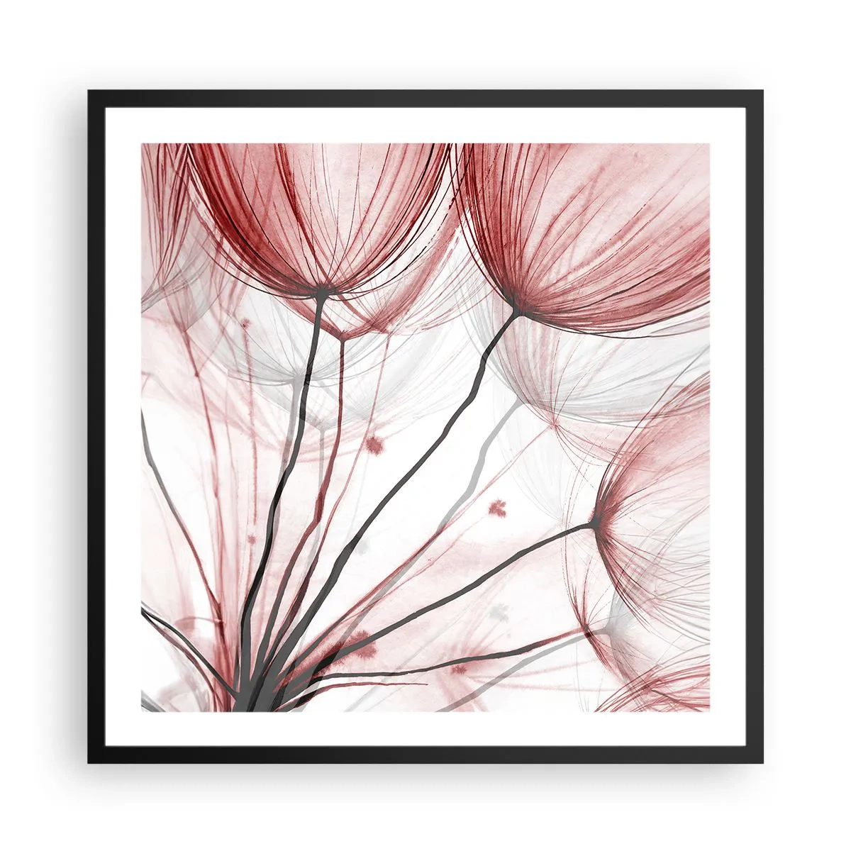 Poster în ramă neagră - Înainte de plecare - 60x60 cm