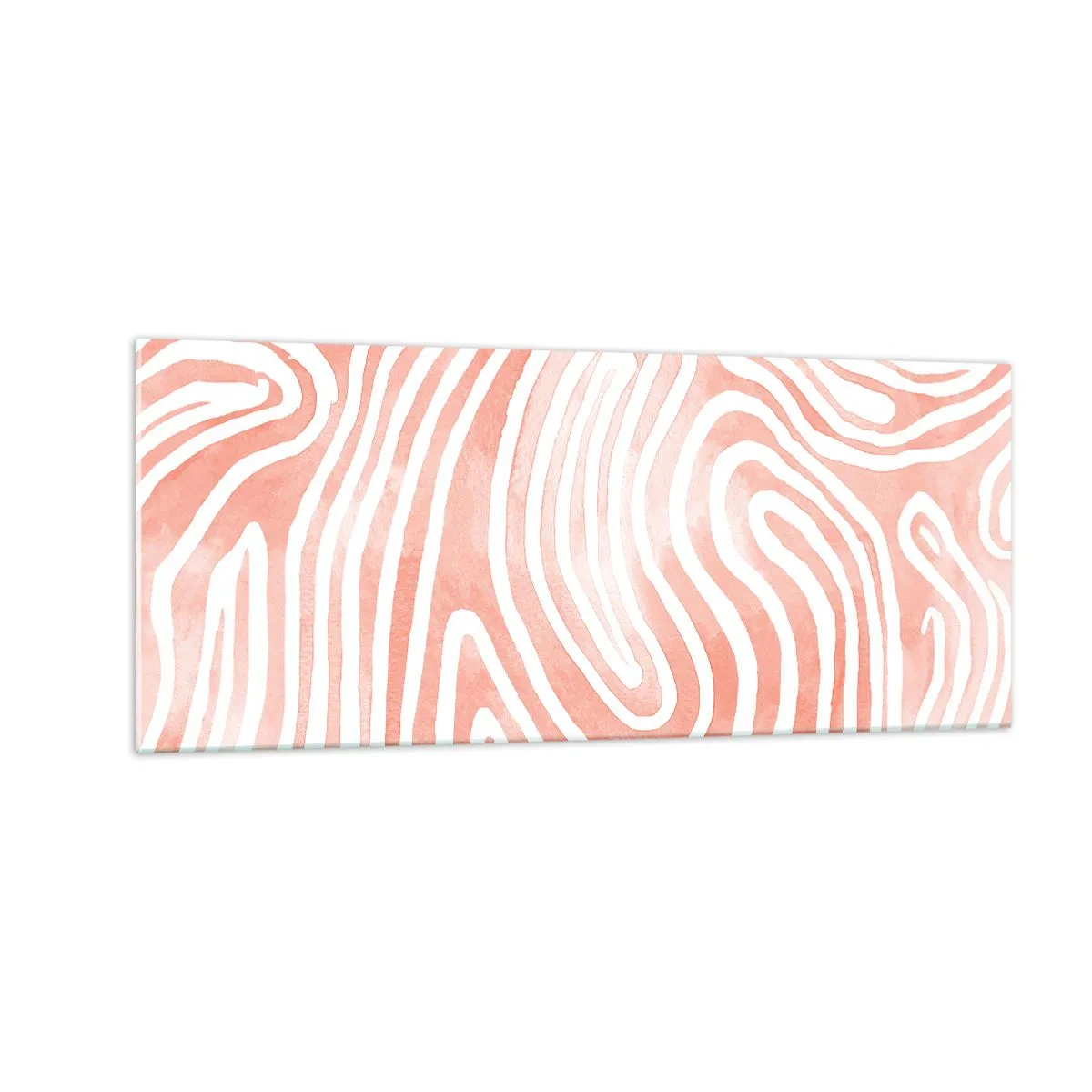 Tablou pe sticlă - Într-un labirint de coral - 100x40 cm