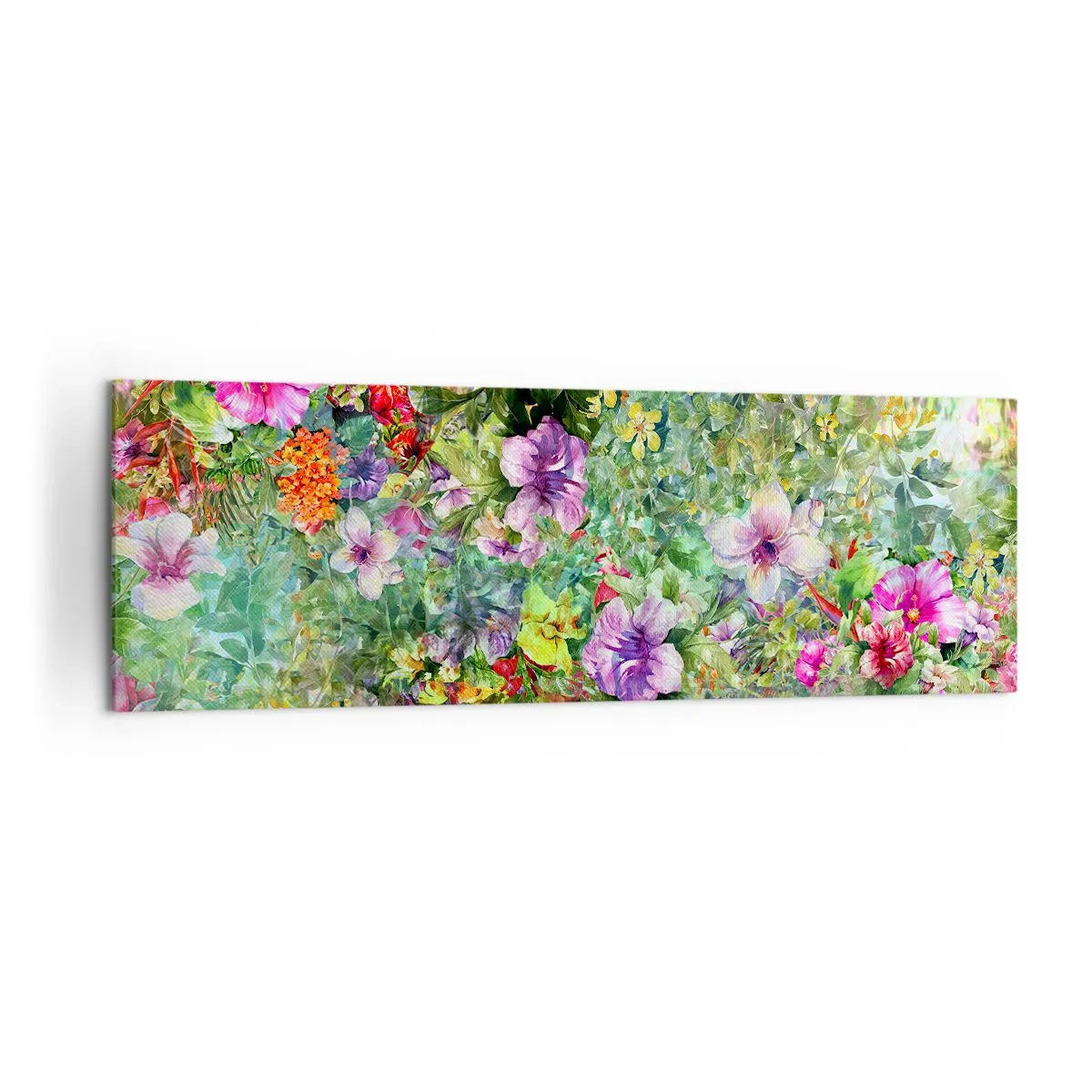 Tablou pe pânză - Să ne pierdem în flori - 160x50 cm