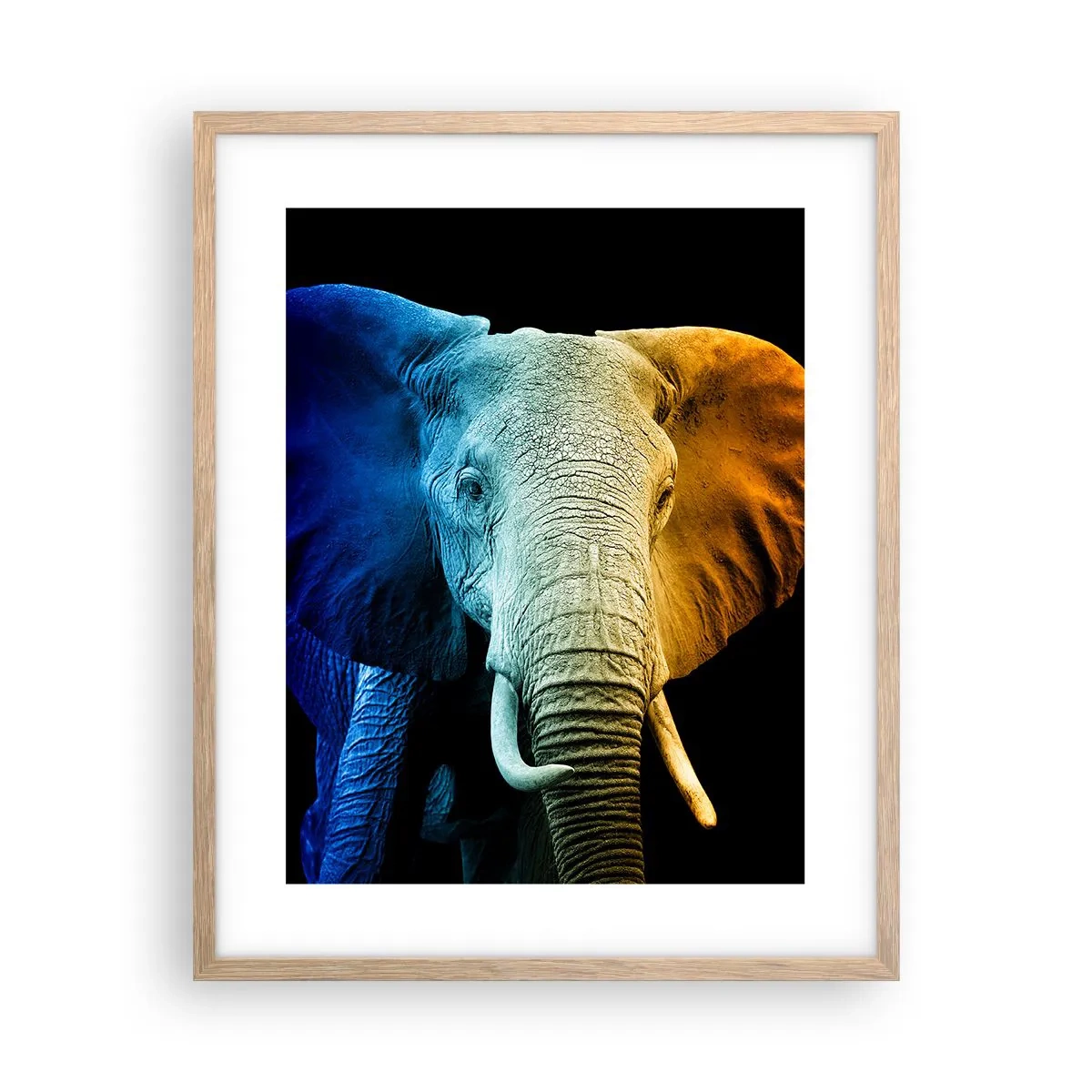 Poster în ramă de stejar deschis - Excentric, nu ciudat - 40x50 cm