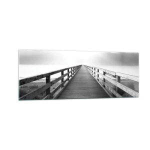 Tablou pe sticlă - Departe, departe... - 140x50 cm