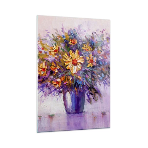 Tablou pe sticlă - Miroase dulce, arată dulce - 50x70 cm