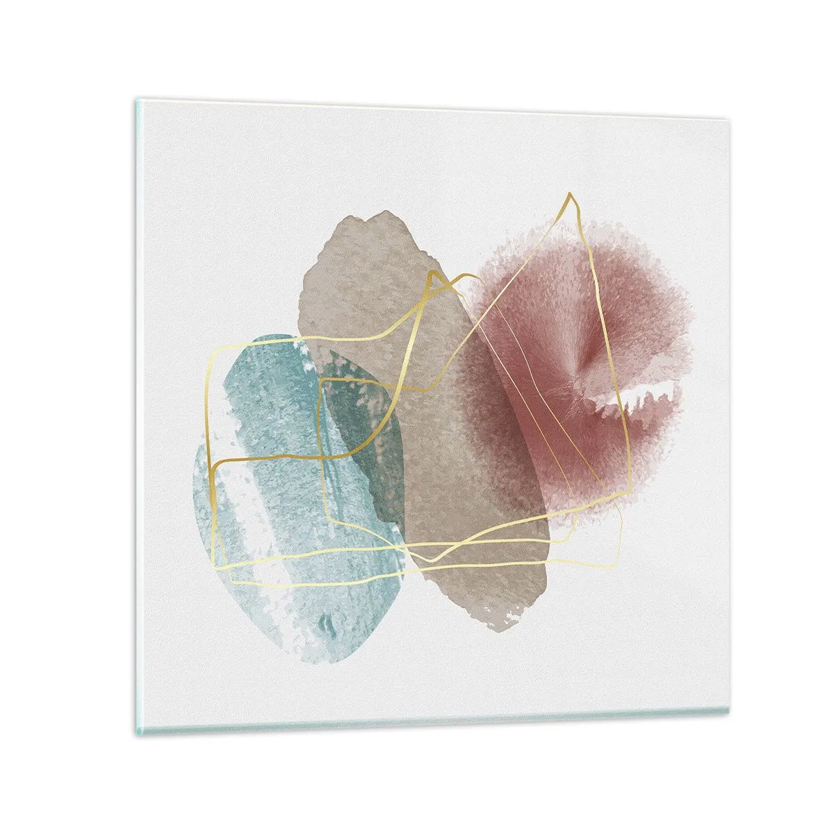 Tablou pe sticlă - Mărgele de spațiu - 60x60 cm