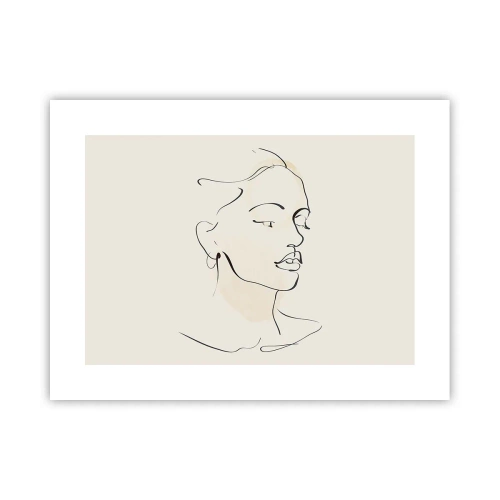 Poster - Cu o linie sigură - 40x30 cm
