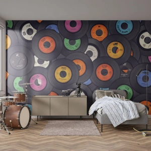 Tapet Premium Canvas - Culorile clasicilor - Vinil, Muzică, Epocă - 100x70 cm
