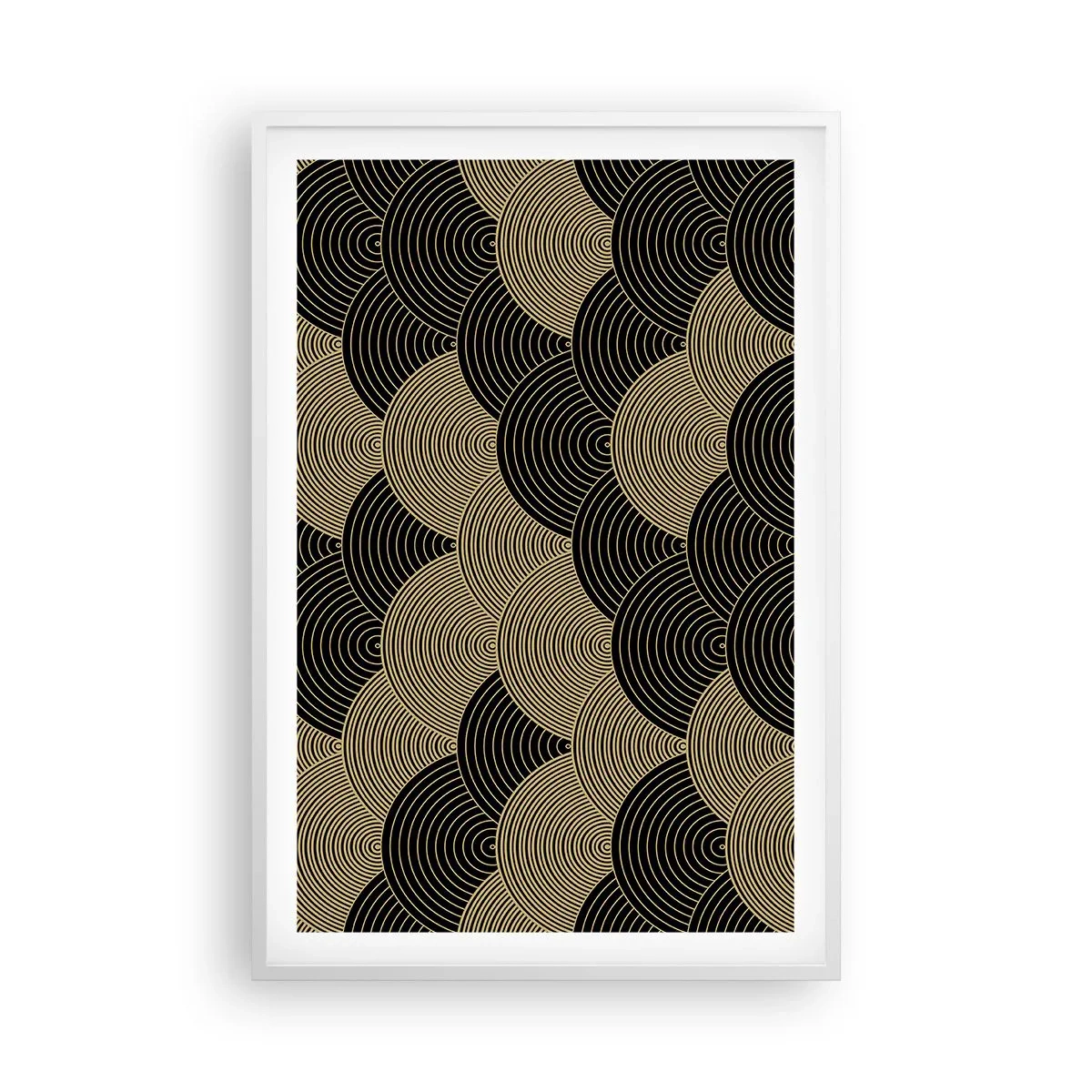 Poster în ramă albă - Unitate în multiplicitate - 61x91 cm