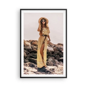 Poster în ramă neagră - Magia pietrelor - 61x91 cm