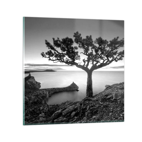 Tablou pe sticlă - Liniște până la orizont - 30x30 cm