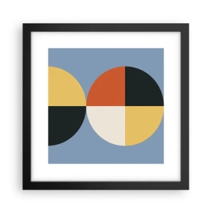 Poster în ramă neagră - Uită-te și numără - 30x30 cm