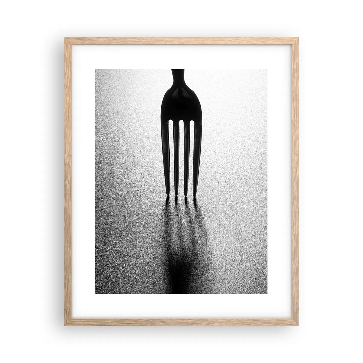 Poster în ramă de stejar deschis - Lumină și umbră - 40x50 cm