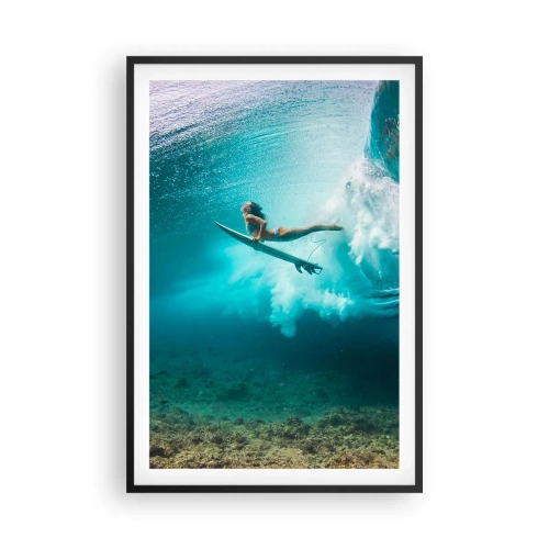 Poster în ramă neagră - Lumea subacvatică - 61x91 cm