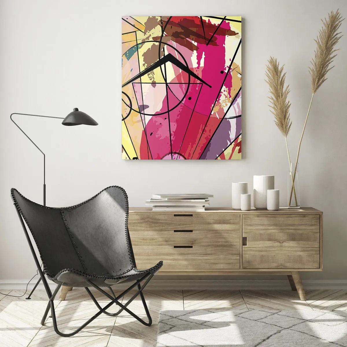 Tablou pe sticlă - Explozie - 50x70 cm