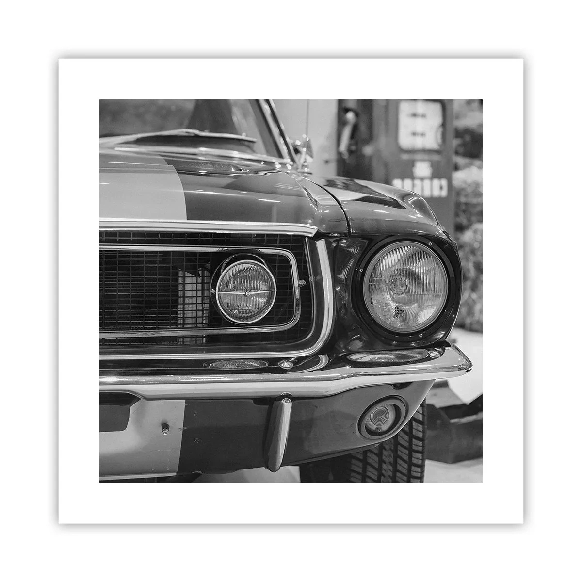 Poster - Condus dur - 40x40 cm