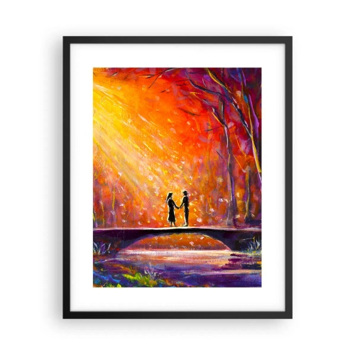 Poster în ramă neagră - Și cerul îi iubește - 40x50 cm