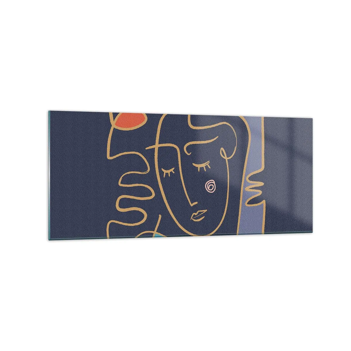 Tablou pe sticlă - În reverie - 120x50 cm