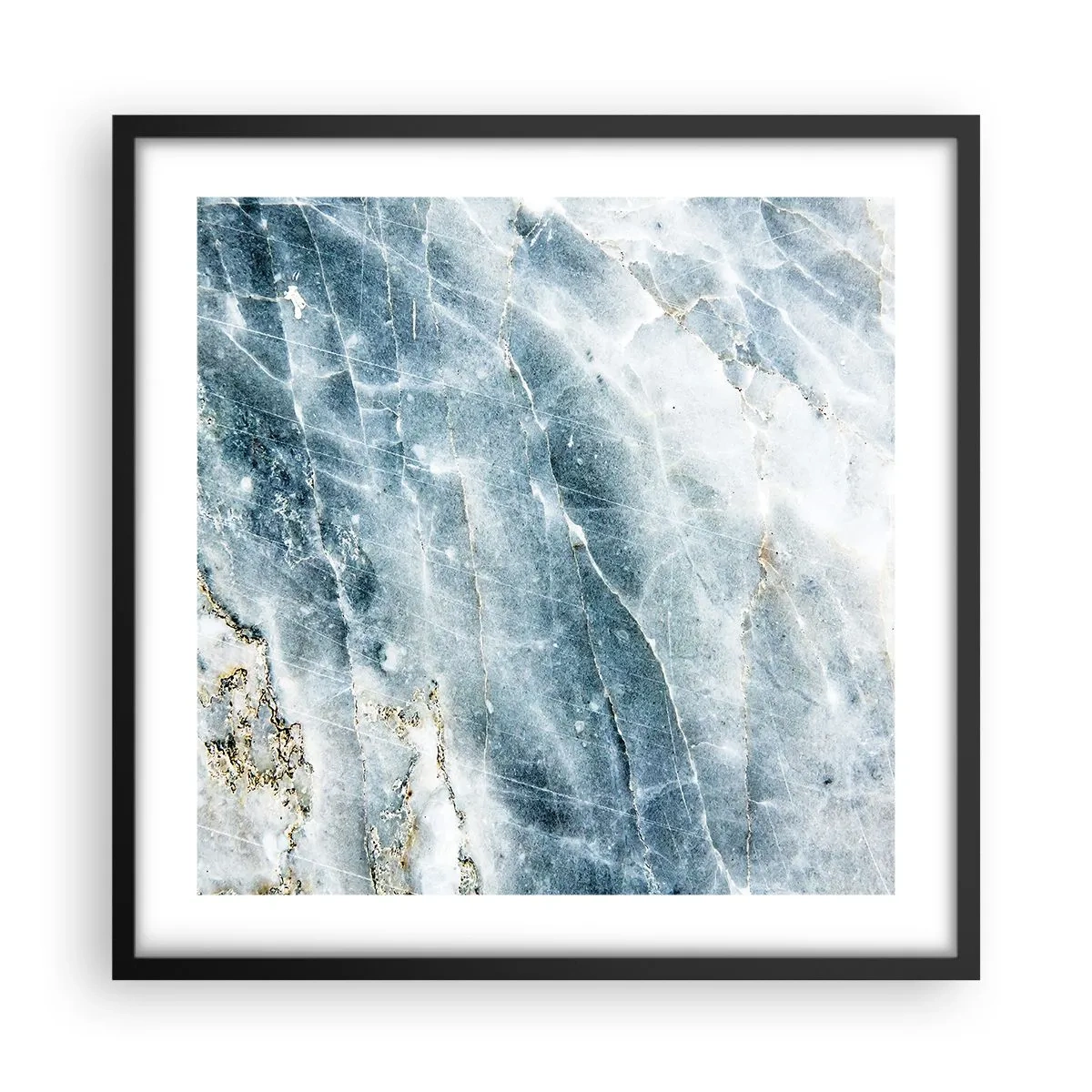 Poster în ramă neagră - Lumea de gheață - 50x50 cm