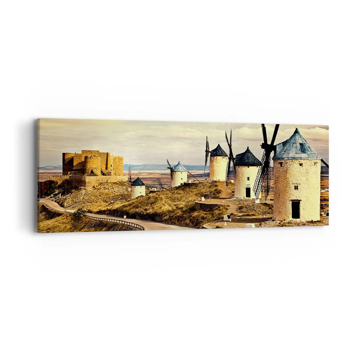 Tablou pe pânză - Don Quijote apare imediat - 90x30 cm