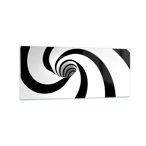 Tablou pe sticlă - Să te predai vortexului? - 120x50 cm