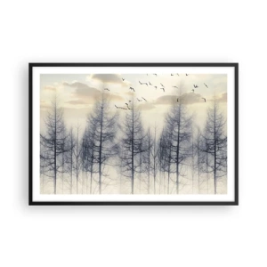 Poster în ramă neagră - Spiritele pădurii - 91x61 cm