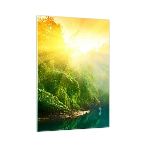 Tablou pe sticlă - Scufundare în soare și umbră - 50x70 cm