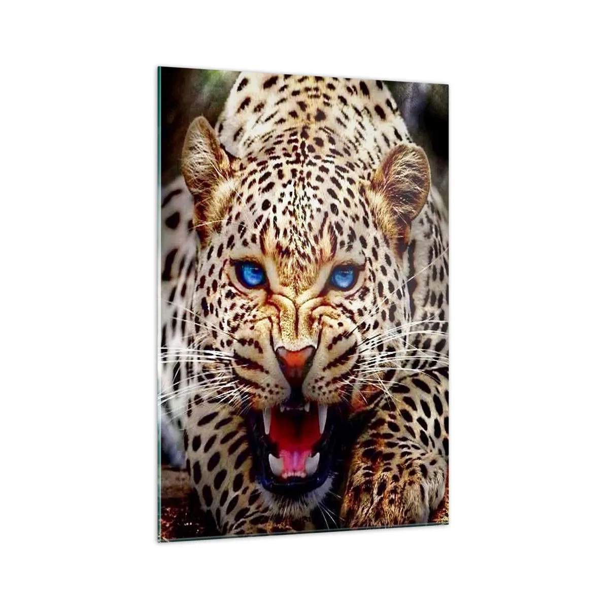 Tablou pe sticlă - Furie pură - 70x100 cm