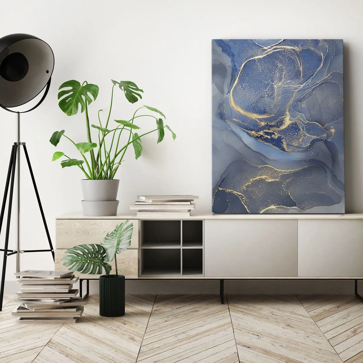 Tablou pe pânză - Praf de aur - 45x80 cm