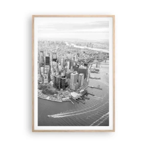 Poster în ramă de stejar deschis - Cum să nu iubești? - 70x100 cm