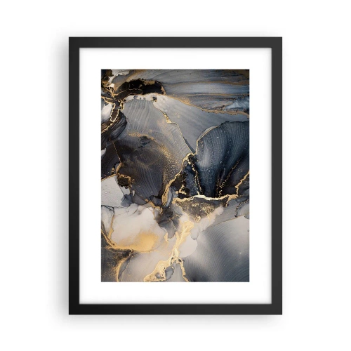 Poster în ramă neagră - Viața unei pietre - 30x40 cm