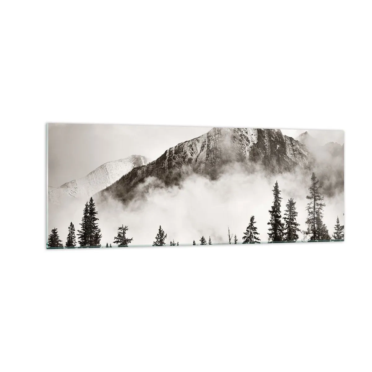 Tablou pe sticlă - Stăpânul de granit - 140x50 cm