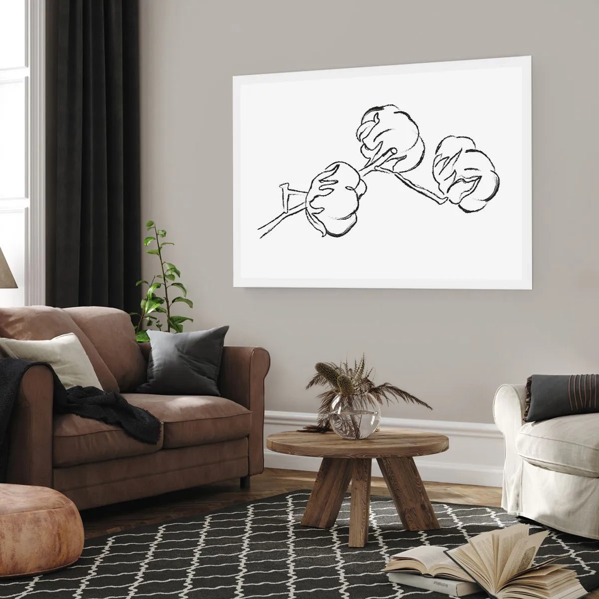 Poster - Pufuri de bumbac - 91x61 cm