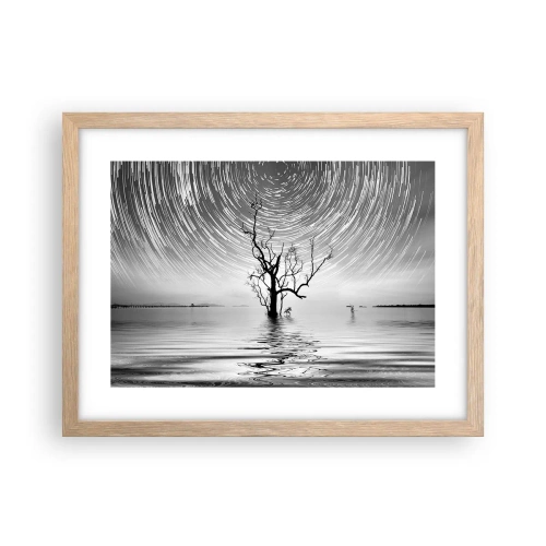 Poster în ramă de stejar deschis - O simfonie a naturii - 40x30 cm