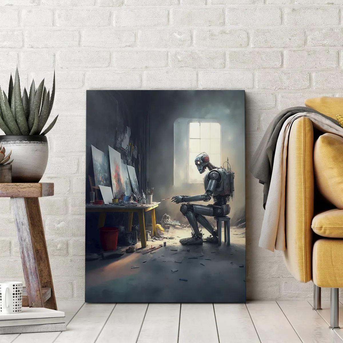 Tablou pe pânză - Actul de creație - 70x100 cm