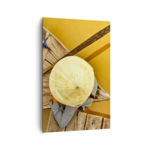 Tablou pe pânză - Viața pe râul galben - 80x120 cm