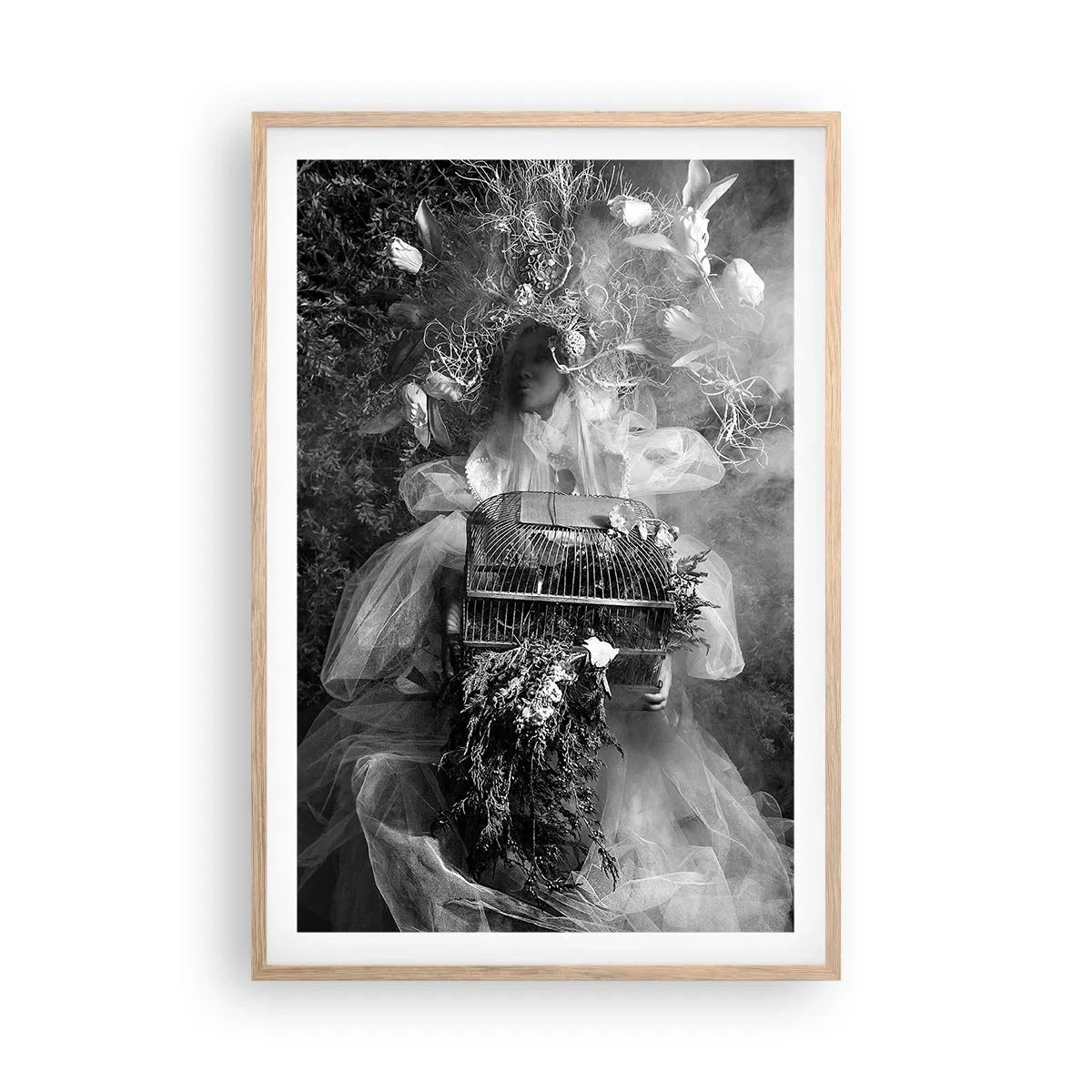 Poster în ramă de stejar deschis - Mama însăși - Natura - 61x91 cm