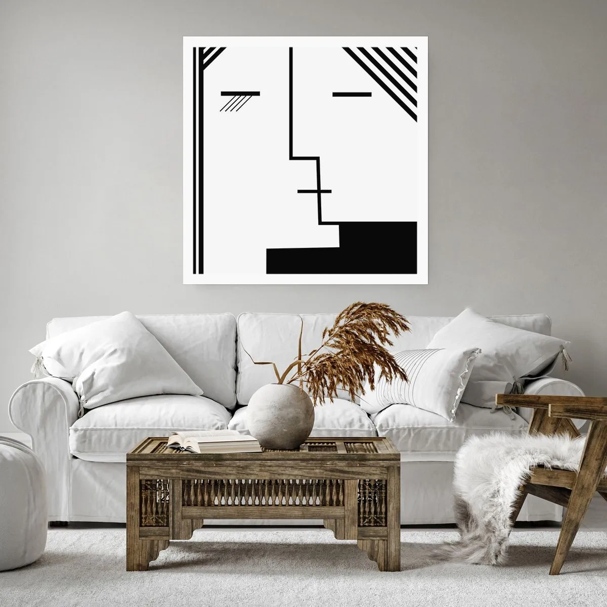 Poster - Doar un sărut - 40x40 cm