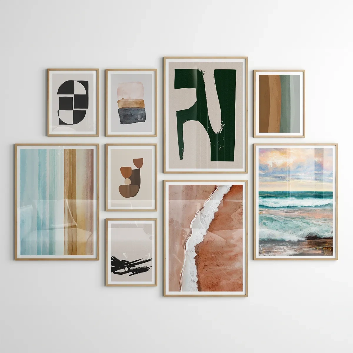 Calm waves - Inspirație pentru perete