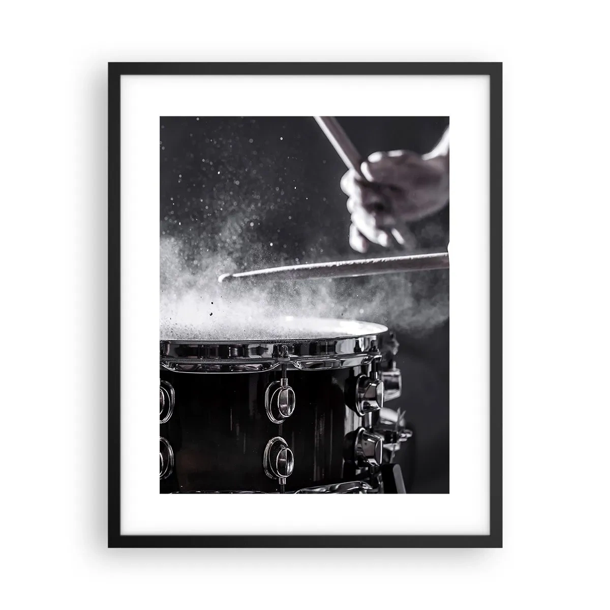 Poster în ramă neagră - Pulsul muzicii - 40x50 cm
