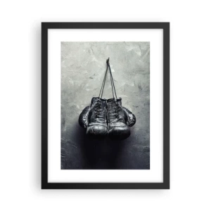 Poster în ramă neagră - Timp de luptă și timp de pace - 30x40 cm