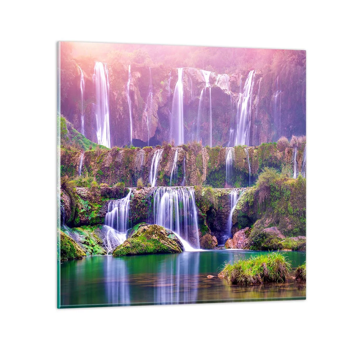 Tablou pe sticlă - Scara către cer - 60x60 cm