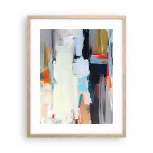 Poster în ramă de stejar deschis - Există o metodă? - 40x50 cm