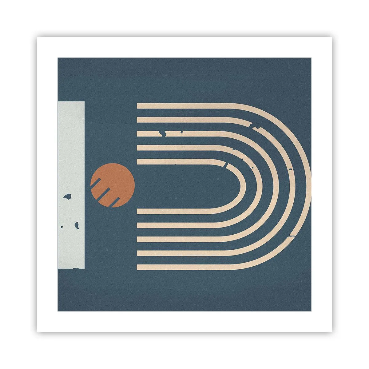 Poster - Geometrie în funcție de rodie - 50x50 cm