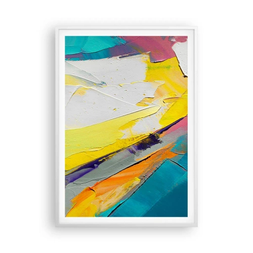 Poster în ramă albă - Anatomia luminii - 70x100 cm