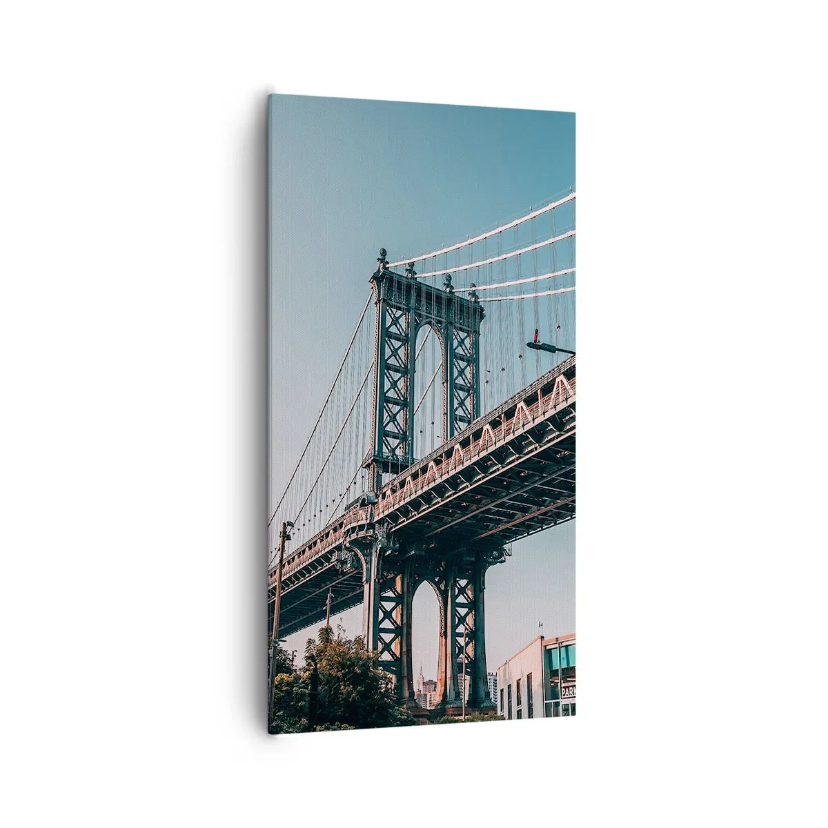 Tablou pe pânză - În valurile orașului - 65x120 cm