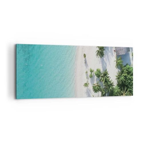 Tablou pe pânză - Vacanță în paradis - 100x40 cm