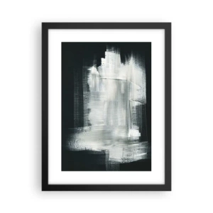 Poster în ramă neagră - Țesut vertical și orizontal - 30x40 cm