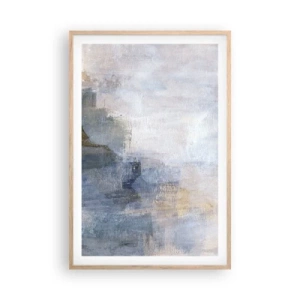 Poster în ramă de stejar deschis - Tonuri  și acorduri de culoare - 61x91 cm