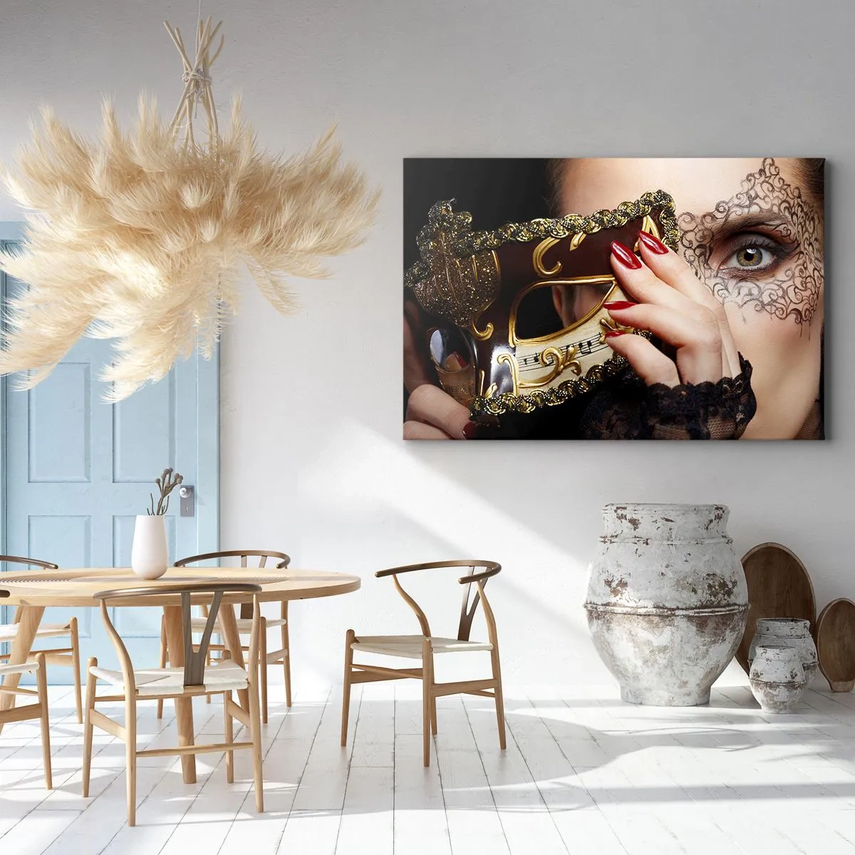 Tablou pe pânză - Lumea mea este barocă - 120x80 cm