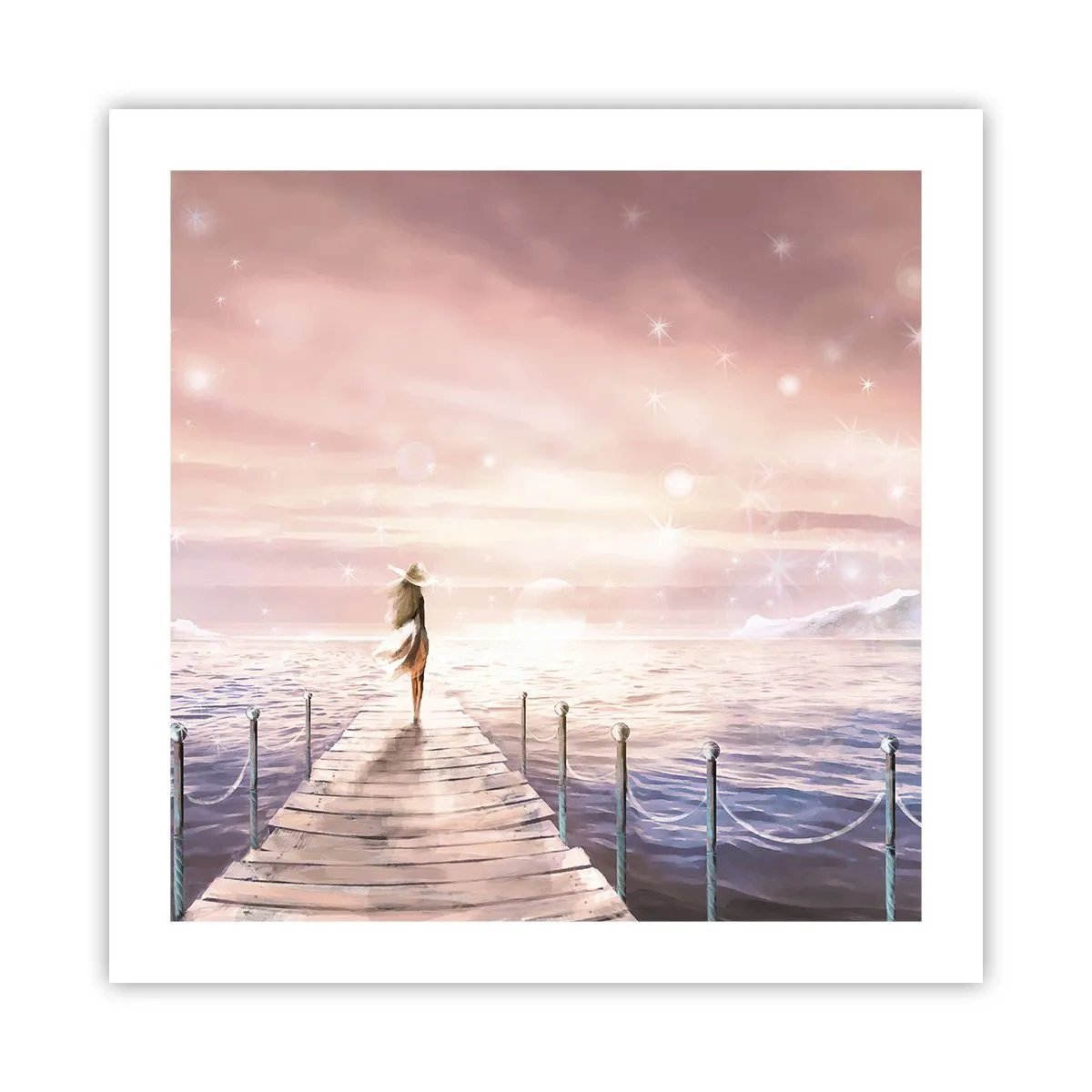 Poster - În lumina unui vis - 50x50 cm